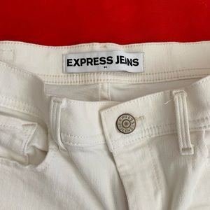 Express Jeans white size 6